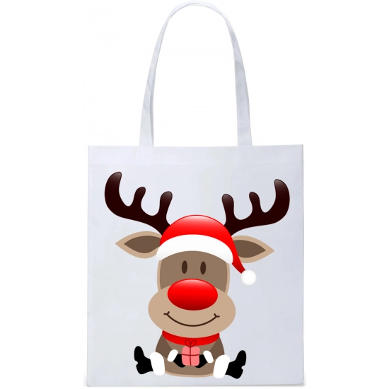 EKO TORBA ZAKUPY PREZENT ŚWIĄTECZNA RENIFER