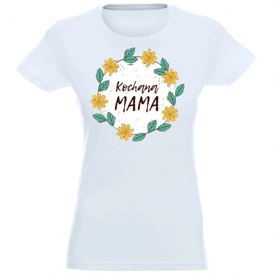 T-SHIRT KOSZULKA DAMSKA NADRUK KOCHANA MAMA