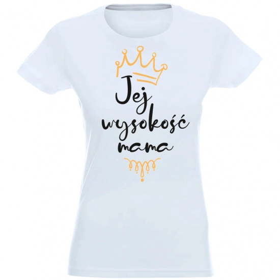 T-SHIRT KOSZULKA DAMSKA NADRUK WYSYKOŚĆ MAMA