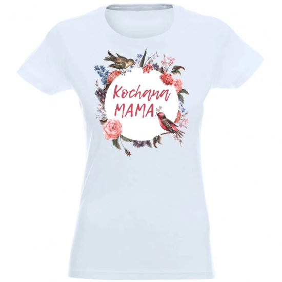 T-SHIRT KOSZULKA DAMSKA NADRUK KOCHANA MAMA