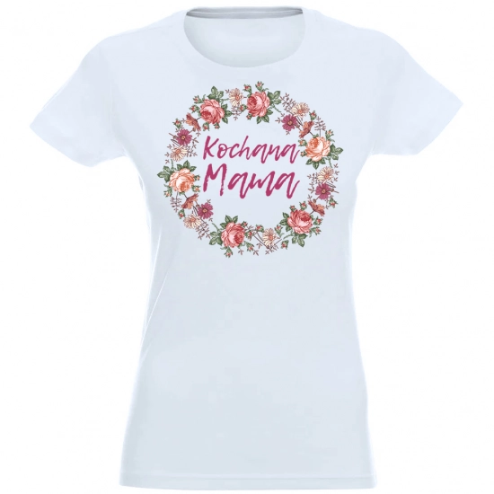 T-SHIRT KOSZULKA DAMSKA NADRUK KOCHANA MAMA