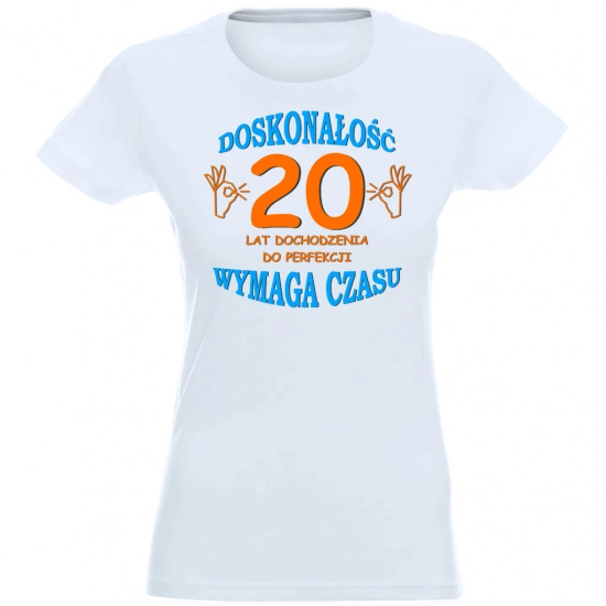 T-SHIRT KOSZULKA DAMSKA PREZENT URODZINY 20 -