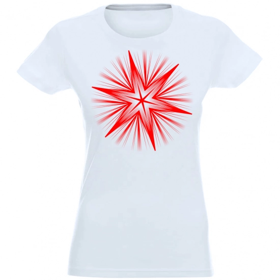 T-SHIRT KOSZULKA DAMSKA ŚWIĄTECZNA ŚNIEŻYNKA -
