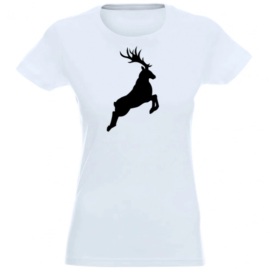 T-SHIRT KOSZULKA DAMSKA ŚWIĄTECZNA RENIFER -