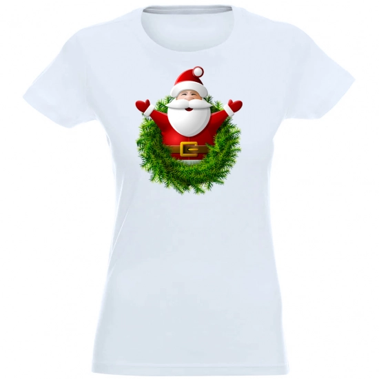 T-SHIRT KOSZULKA DAMSKA ŚWIĄTECZNA MIKOŁAJ -