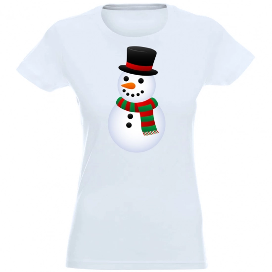 T-SHIRT KOSZULKA DAMSKA ŚWIĄTECZNA BAŁWAN -