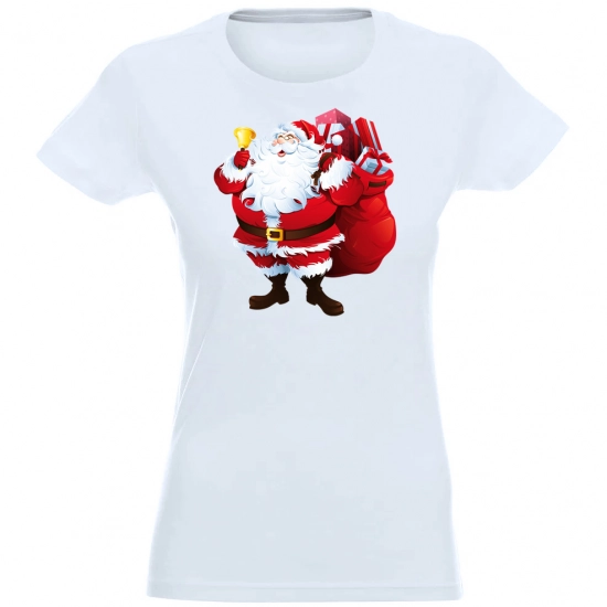 T-SHIRT KOSZULKA DAMSKA ŚWIĄTECZNA MIKOŁAJ -