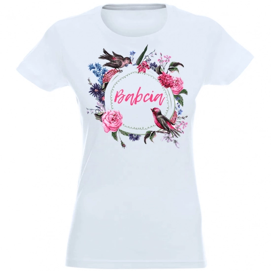 T-SHIRT KOSZULKA DAMSKA NADRUK DLA BABCI -