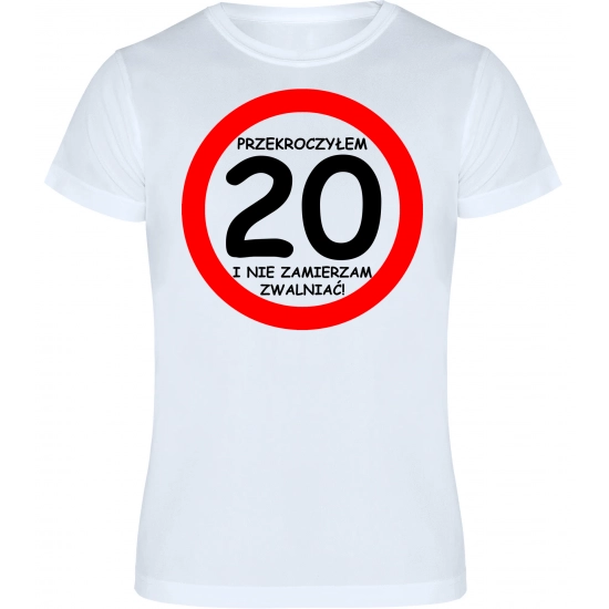 T-SHIRT KOSZULKA MĘSKA PREZENT URODZINY 20 -