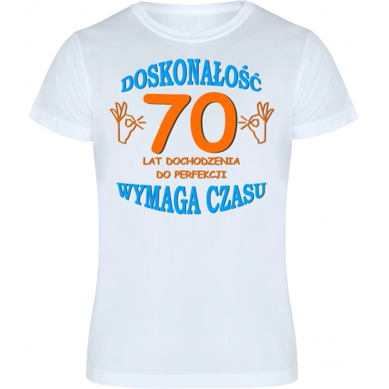 T-SHIRT KOSZULKA MĘSKA PREZENT URODZINY 70 -
