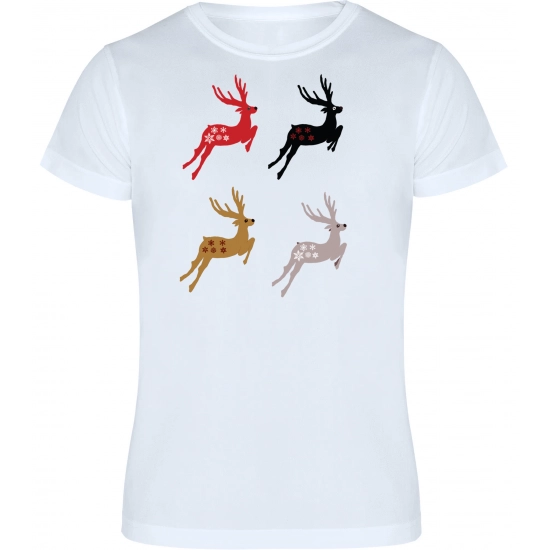 T-SHIRT KOSZULKA MĘSKA ŚWIĄTECZNA RENIFER -