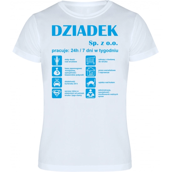 T-SHIRT KOSZULKA MĘSKA NADRUK DLA DZIADKA -