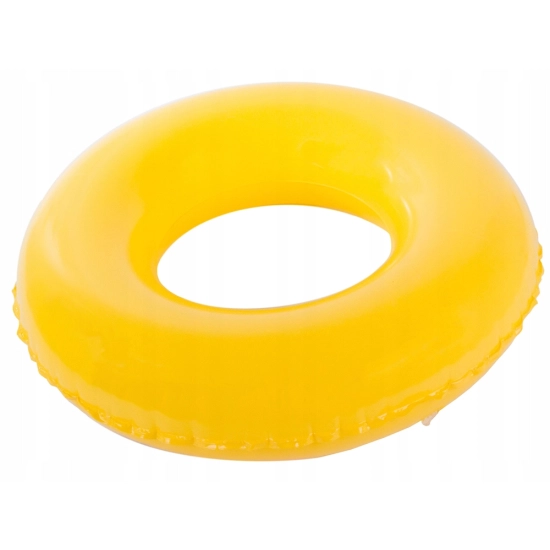 Zbliżenie na materiał PVC kółka dmuchanego, podkreślające jego gładkość i wytrzymałośćZbliżenie na materiał PVC kółka dmuchanego, podkreślające jego gładkość i wytrzymałość