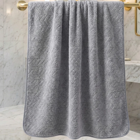 LUKSUSOWY KOMPLET RĘCZNIKÓW KĄPIELOWYCH 70x140cm + 30x75 MIKROFIBRA CHŁONNE