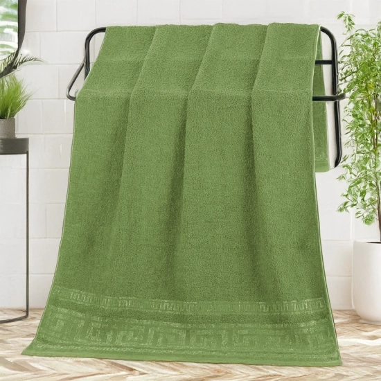 GRUBY RĘCZNIK KĄPIELOWY VENTO 70x140 cm PREMIUM Z BORDIURĄ CHŁONNY TURKUS