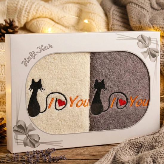 KOMPLET NA PREZENT ZESTAW DWÓCH RĘCZNIKÓW