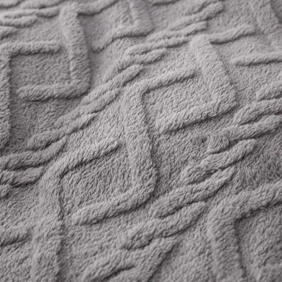 KOC 200x220 NARZUTA NA ŁÓŻKO WARMELO WARKOCZ SWETEREK KAPA PLED GRAFIT