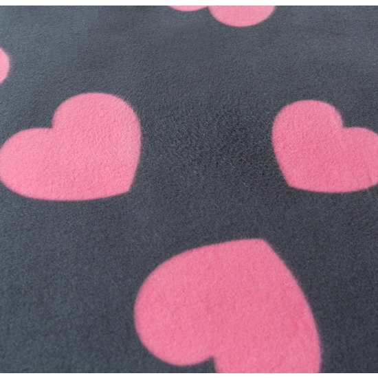 Zbliżenie na gruby, miękki polar koca piknikowego w modny