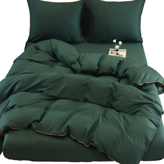 KOMPLET POŚCIELI 100% BAWEŁNA 160X200 Z LAMÓWKĄ GRUBA PREMIUM LAMÓWKA