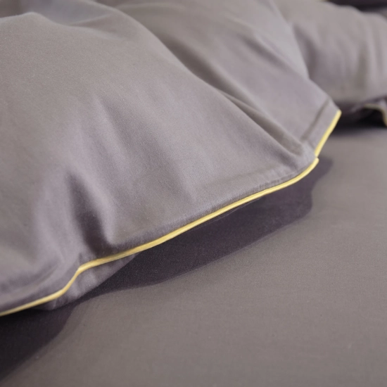 KOMPLET POŚCIELI 100% BAWEŁNA 200X220 Z LAMÓWKĄ GRUBA PREMIUM LAMÓWKA